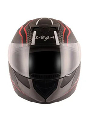Vega Helmets Edge DX Blast-E Helmet, Small, Black/Red
